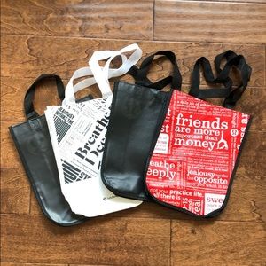 Four Lululemon Reusable Totes